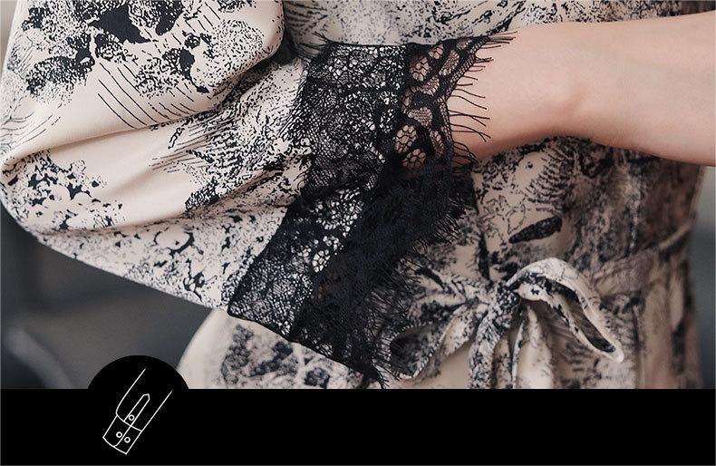 Silky Lace Trim Cami Top & Short 3-Piece Pajama Set